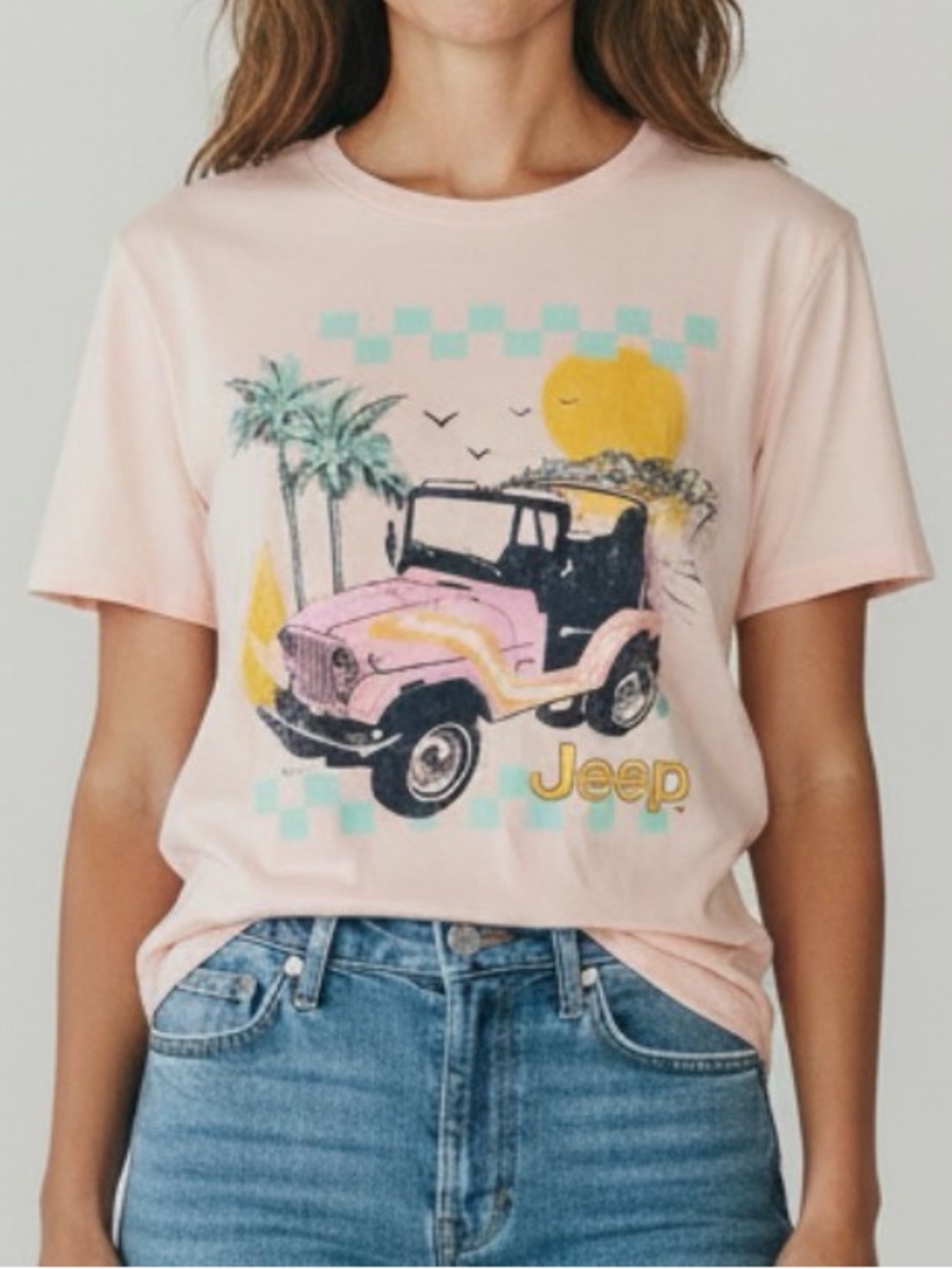 Maurices Retro Jeep Oversized Graphic Tee